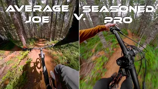 Blueprint Showdown: Blue Square Trail Ride Comparison || PRO v. JOE