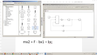 Design Spring Mass Damping System in Simulink - Part 1