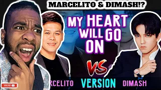 Dimash & Marcelito Pomoy Incredible Rendition of My Heart Will Go On | INSANE REACTION!