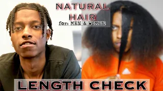 MY 2 YEAR NATURAL HAIR GROWTH JOURNEY & LENGTH CHECK ✅