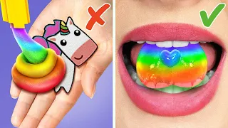 DIY Unicornio Squish 🤩 *Las mejores ideas de juguetes y dispositivos antiestrés *