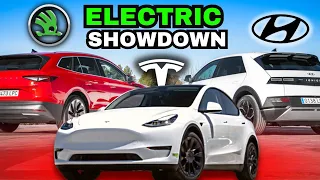 Exploring the New Tesla Model Y RWD and Skoda Enyaq Coupé and the Hyundai Ioniq 5
