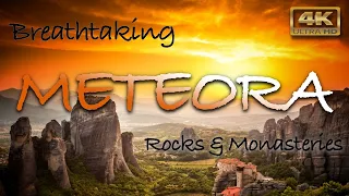 Breathtaking METEORA Greece chill out music video | 4K UHD | Rocks & Monasteries
