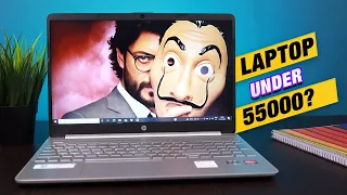 HP 15s EQ2040AU Unboxing & Review - HP 15s Ryzen 5 5500U | Best Laptop Under 55000 in India (2021) ⚡