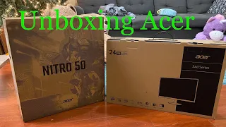 Unboxing Gaming Computer and Set up | Acer Nitro 50