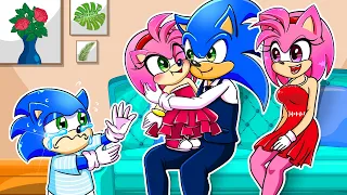 Baby Sonic Doesn't Like Step Sister - Sonic the Hedgehog 2 Animation