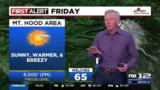 First Alert Friday morning FOX 12 weather forecast (4/19)