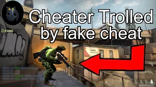 Cheater Trolled by Fake Cheat!