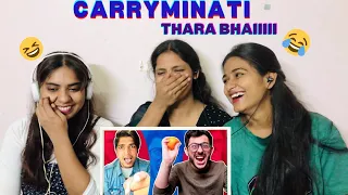 THARA BHAiiiii Reactiion | CARRYMINATI | THE GIRLS SQUAD