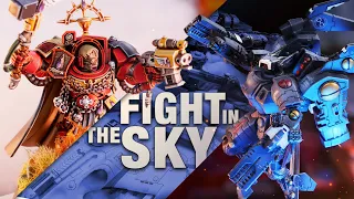 Blood Angels vs T'au. Who Rules the Skies? Warhammer 40k in 40m Battle Report