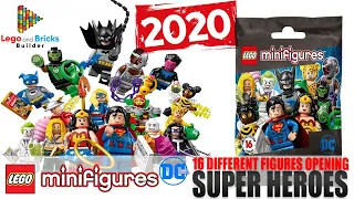 ALL LEGO DC --16-- SUPER HEROES MINIFIGURES 2020 - All 16 different figures opening #71026