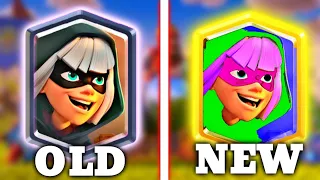 ALL CLASH ROYALE REMODELS - OLD vs NEW *new icons you haven't seen yet !!*