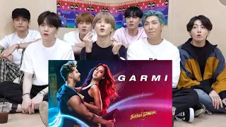 BTS reaction to bollywood song|Garmi song|BTS reaction to Indian songs|Nora Fatehi