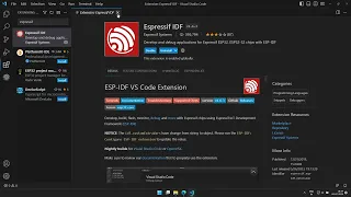 ESP32 - How to install ESP-IDF using Visual Studio Code