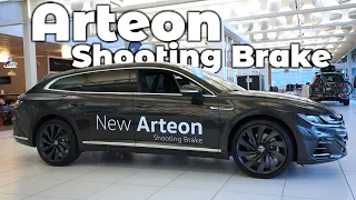 New Volkswagen ARTEON Shooting Brake 2021 R-Line Review Interior Exterior