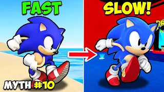 Busting 11 Race World Myths! (Sonic Speed Simulator)