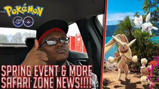 Pokémon Go: Spring Event & More Safari Zone News!!!!
