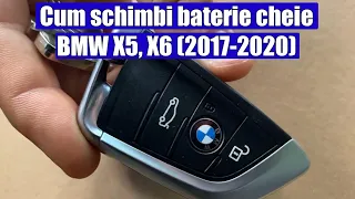 TUTORIAL: Cum schimbi baterie cheie / telecomanda BMW X3, X5, X5M, X6, X6M, X7 IN 5 PASI