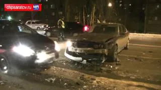 ЧП-Саратов. На Шехурдина столкнулись 5 автомобилей.