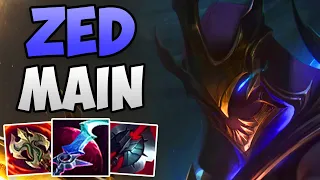 CHALLENGER ZED MAIN FULL MID GAMEPLAY | CHALLENGER ZED MID GAMEPLAY | Patch 13.3 S13