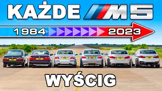 Wyścig wszystkich generacji BMW M5