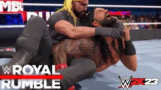 WWE 2K23 - Roman Reigns Vs Seth Rollins - Universal Championship - Royal Rumble 2022