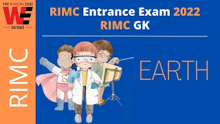 RIMC GK - Earth | RIMC CRASH COURSE 2022 | RIMC December 2022