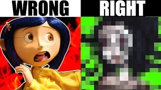 how Coraline should ACTUALLY look // [book versus movie: CORALINE]