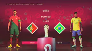 FIFA 23 - PORTUGAL vs BRAZIL  | FIFA WORLD CUP 2022  FINAL Full Match Gameplay | 4K #worldcup2022