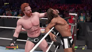 WWE 2K22 Riddle vs. Sheamus United States Title Match WrestleMania 37 Night 2