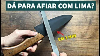 COMO AFIAR FACA COM LIMA