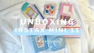 [NOT ASMR] Unboxing || Fujifilm Instax Mini 11 + accessories