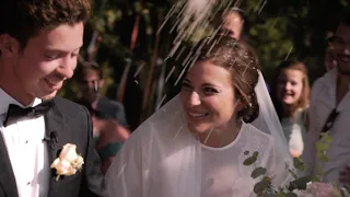 Groom in tears seeing his bride walking down the aisle.