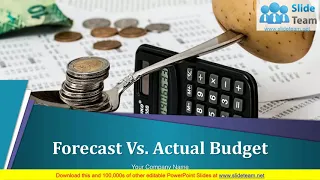 Forecast Vs Actual Budget PowerPoint Presentation Slides