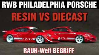 Porsche RWB Philadelphia 1/64 RESIN VS DIECAST