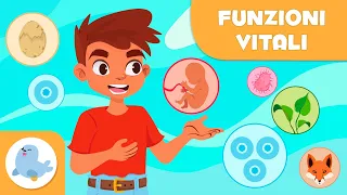 Le FUNZIONI VITALI degli ESSERI VIVENTI - Relazione, nutrizione e riproduzione - Scienza per bambini