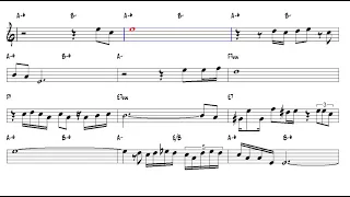 Alto Sax Sheet Music for George Gershwin's " Summertime " (1935)