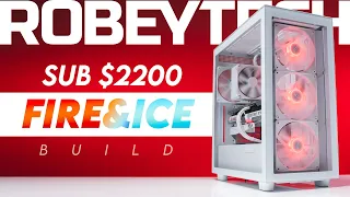 A Sub $2200 Fire and Ice build Featuring the NZXT H7 Elite with Benchmarks!