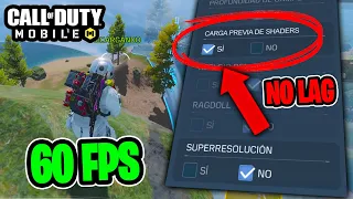 ¿CÓMO ELIMINAR EL LAG EN COD MOBILE? ✅JUEGA  A 60 FPS FLUIDOS EN CELULAR GAMA BAJA  |  SÚPER FÁCIL ⭐