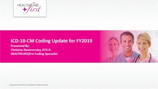 [Webinar Replay]  Preparing for the FY2019 ICD 10 CM Code Changes