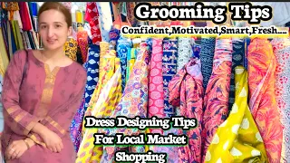 Summer Dress Design Ideas~Housewife Attractive & Fresh || Grooming Tips|| Local market & Save Money