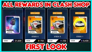 Asphalt 9 - THE CLASH SHOP | All Rewards & their Cost | First Look 👍