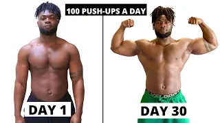 100 Pushups a Day For 30 Days - TRANSFORMATION ( Unexpected Results)