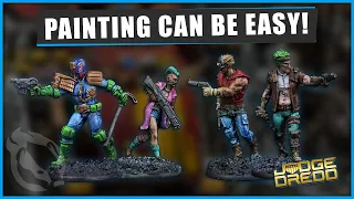 Deploy the SPEED PAINT into Mega City One - A Guide to Painting Judge Dredd and Board Game Minis