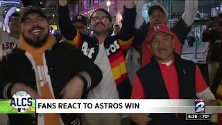 Fans react to Astros win