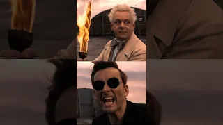 Flaming Sword | Crowley and Aziraphale | GOOD OMENS video edit | Unsung Heroes #Shorts