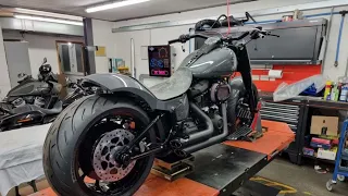 HARLEY FAT BOY 2022 #custombuild #airridesuspension #thunderbike #ricks-customs