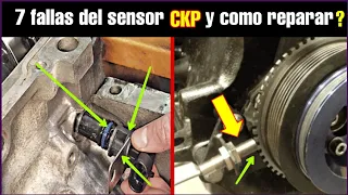 7 fallas del sensor del sigueñal CKP y como reparar