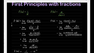 First Principles  Fractions