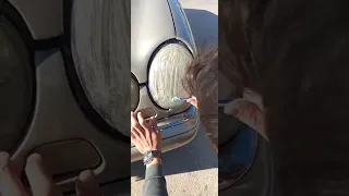 (Far Temizleme-Headlight Cleaning) 2 dakika da diş macunu ile far temizliği. Mercedes E200 W210